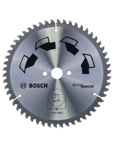 BOSCH 2609256891 hoja de sierra circular ESPECIAL D 190 mm Diámetro  20 mm Z  54