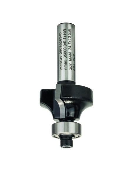 BOSCH 2608628340 Fresa para redondear 8 mm R1 6 mm L 132 mm G 53 mm