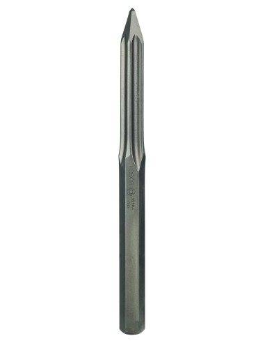 BOSCH 2608690106 Cincel puntiagudo con inserción hexagonal de 28 mm 400 mm