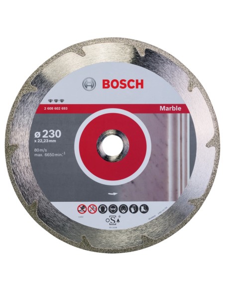 BOSCH 2608602693 Disco corte diamante Best Marble 230 x 2223 x 22 x 3