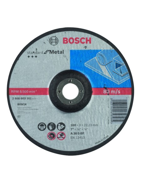 BOSCH 2608603161 Disco corte acodado St Metal A 30 S BF 180 2223 30