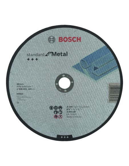 BOSCH 2608603168 Disco corte recto Standard Metal A 30 S BF 230 2223