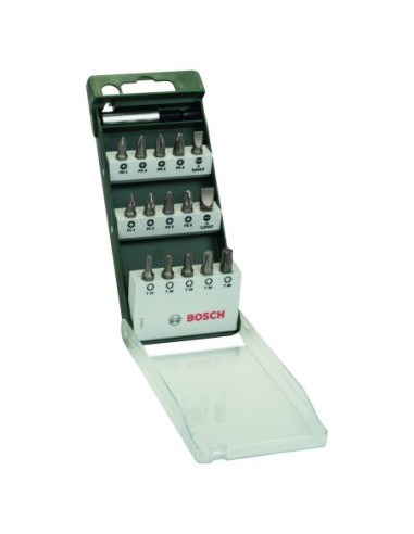 BOSCH 2609255977 Set 16 puntas mixto (S PH PZ T)