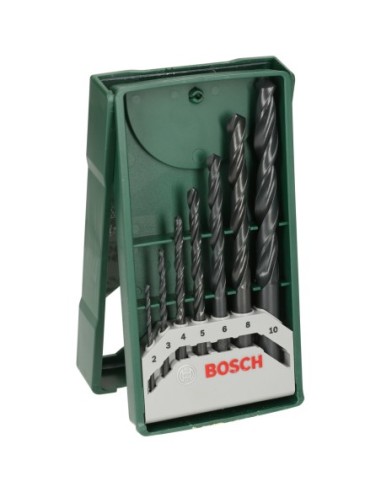 BOSCH 2607019673  Mini X-Line con 7 brocas para metal