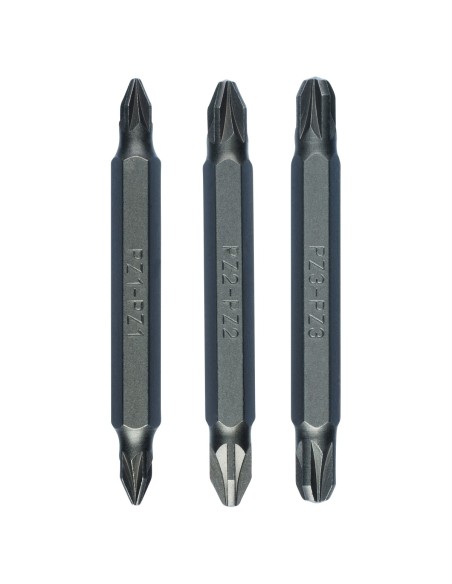 BOSCH 2609255962 Set 3 puntas dobles (PZ PZ) PZ1-PZ1- PZ2-PZ2- PZ3-PZ3- 60