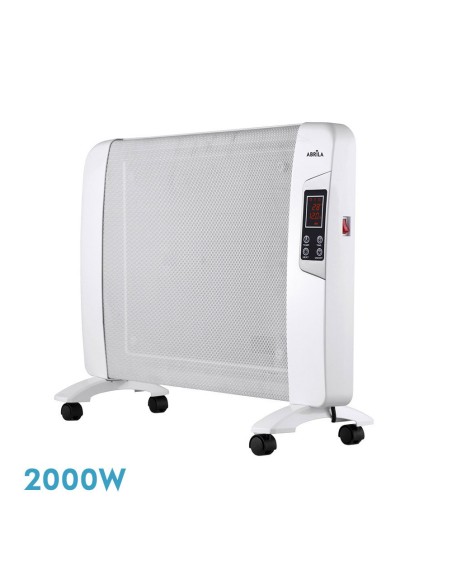 Radiador de mica de 2000W - Modelo ABRIGO Blanco (54x82,5x27 cm)