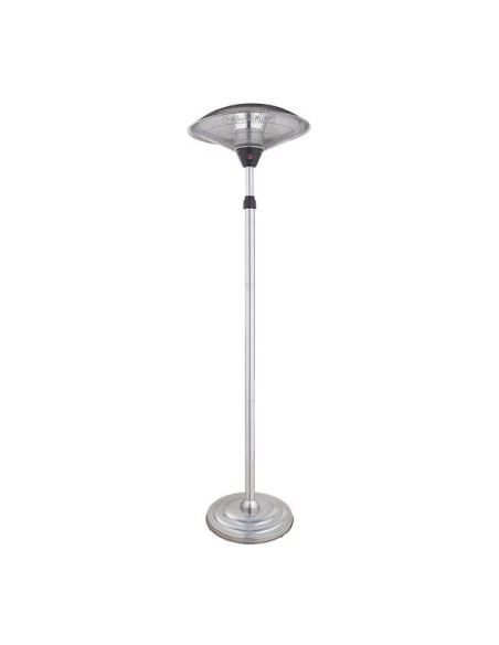 Calefactor de pie exterior KOEL Plata de 2000 W