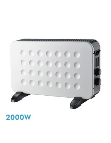 Convector HOGAR Blanco y Negro de 2000 W