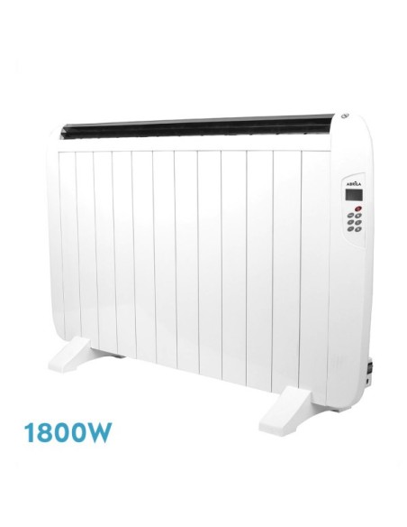 Emisor térmico de aluminio GABAN Blanco de 1800 W