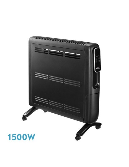 Emisor térmico de aluminio ALPINO Negro de 1500 W