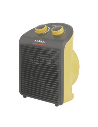 Termoventilador eléctrico CROACIA Amarillo y Negro de 2000 W