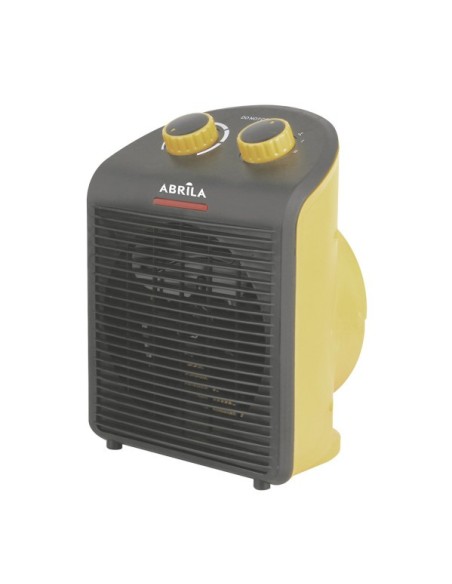 Termoventilador eléctrico CROACIA Amarillo y Negro de 2000 W