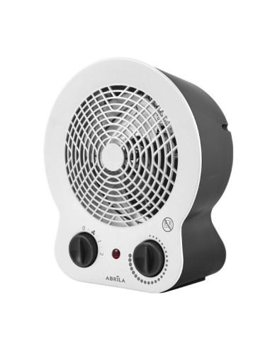 Termoventilador eléctrico CREMONA Blanco y Negro de 2000 W