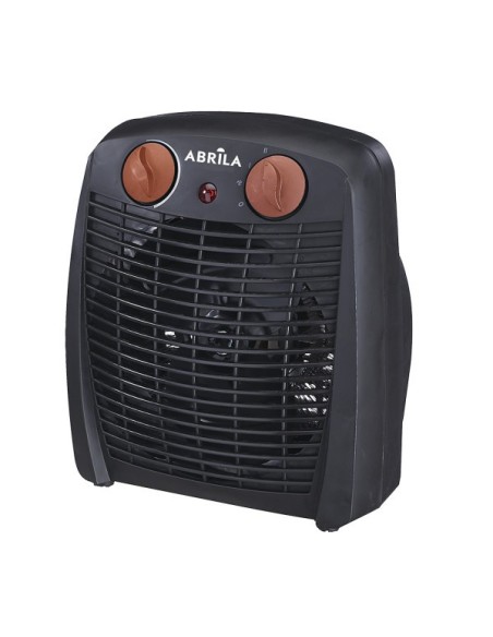 Termoventilador eléctrico GAMBIA Negro y Marrón de 2000 W