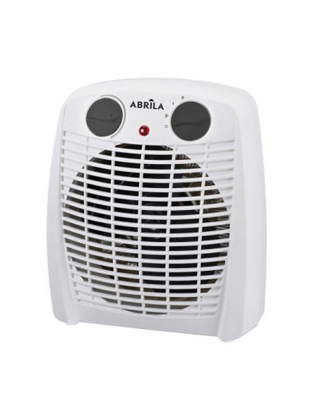 Termoventilador eléctrico GAMBIA Blanco y Negro de 2000 W