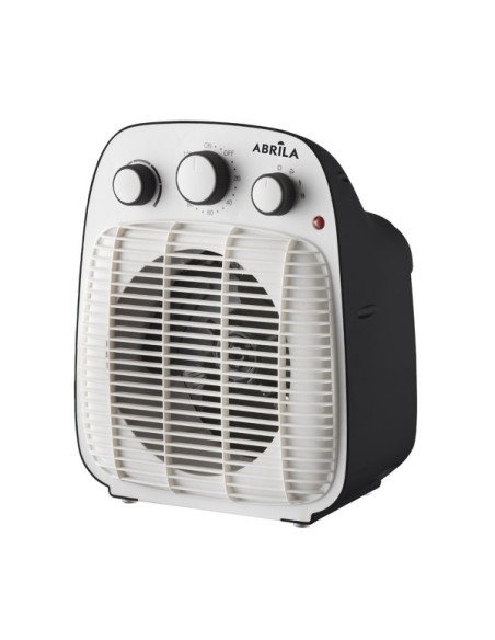 Termoventilador eléctrico LESOTO Blanco y Negro de 2000 W