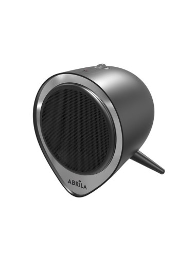 Termoventilador cerámico ANDINO Negro y Plata de 1500 W