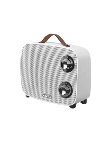 Termoventilador cerámico CORCEGA Blanco y Cromo de 1500 W