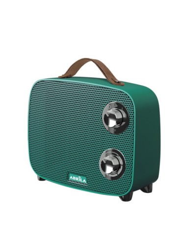 Termoventilador cerámico CORCEGA Verde y Cromo de 1500 W