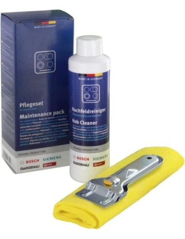 BSH 00311502 Kit de limpieza Kit de mantenimiento placa de cocción vitrocerámica (250 ml.)