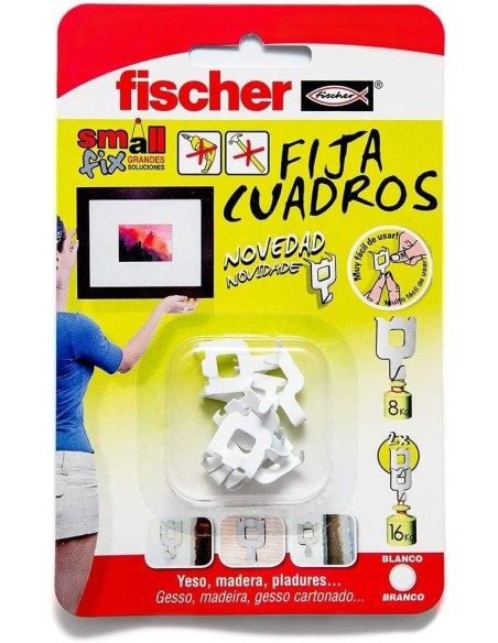 FISCHER Fija Cuadros 8 uds. (hasta 8kg)