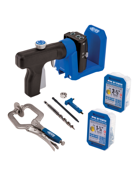 Kreg® KPHJ520PRO-INT Conjunto para realización de agujeros de bolsillo Pocket-Hole Jig 520PRO