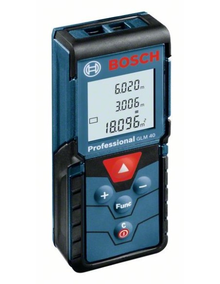 BOSCH 0601072900 Medidor láser de distancias GLM 40